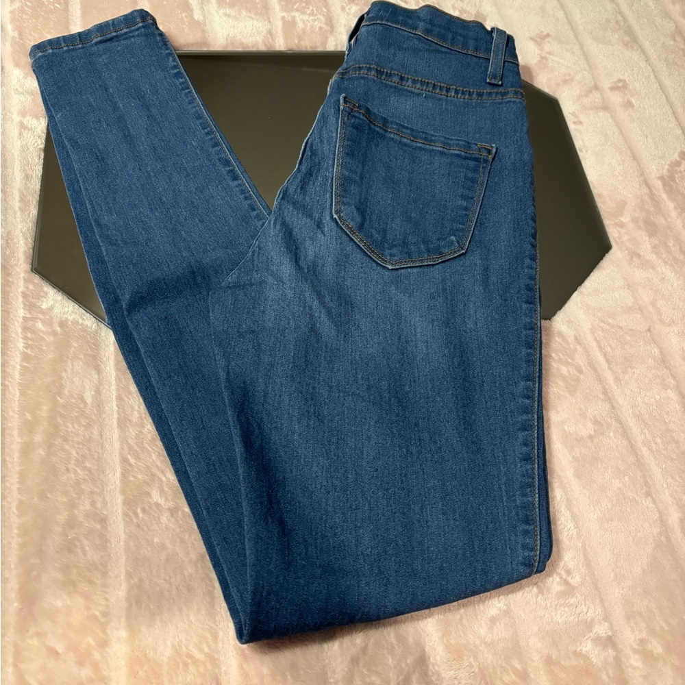 Fashion Nova Blue Skinny Jeans
